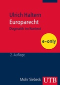 Cover: Europarecht - UTB