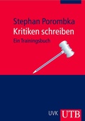 Cover: Kritiken schreiben - UTB