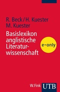 Cover: Basislexikon anglistische Literaturwissenschaft - UTB