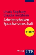 Cover: Arbeitstechniken Sprachwissenschaft - UTB