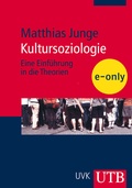 Cover: Kultursoziologie - UTB