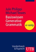Cover: Basiswissen Generative Grammatik - UTB