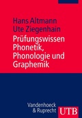 Cover: Pr&uuml;fungswissen Phonetik, Phonologie und Graphemik - UTB