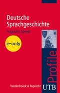 Cover: Deutsche Sprachgeschichte - UTB