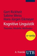 Cover: Kognitive Linguistik - UTB