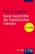 Cover: Kurze Geschichte der franz&ouml;sischen Literatur - UTB
