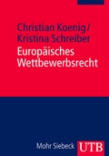 Cover: Europ&auml;isches Wettbewerbsrecht - UTB