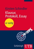 Cover: Klausur, Protokoll, Essay - UTB