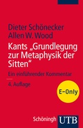 Cover: Kants "Grundlegung zur Metaphysik der Sitten" - UTB