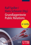 Cover: Grundlagentexte Public Relations - UTB