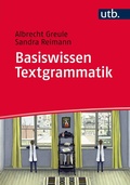 Cover: Basiswissen Textgrammatik - UTB