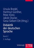Cover: Didaktik der deutschen Sprache - Band 2 - UTB