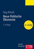 Cover: Neue Politische &Ouml;konomie - UTB