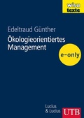 Cover: &Ouml;kologieorientiertes Management - UTB