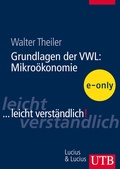 Bild: Grundlagen der VWL: Mikro&ouml;konomie - UTB