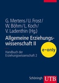 Cover: Allgemeine Erziehungswissenschaft II - UTB