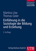 Cover: Einf&uuml;hrung in die Soziologie der Bildung und Erziehung - UTB
