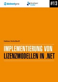 Enlarge image Cover: Implementierung von Lizenzmodellen in .NET - epubli