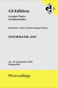 Cover: GI Edition Proceedings Band 259 INFORMATIK 2016 - K&ouml;llen