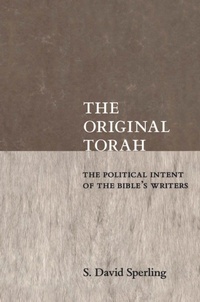 Enlarge image Cover: The Original Torah - New York University Press