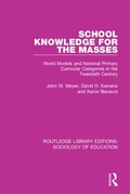 Cover: School Knowledge for the Masses - Routledge