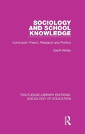 Cover: Sociology and School Knowledge - Routledge