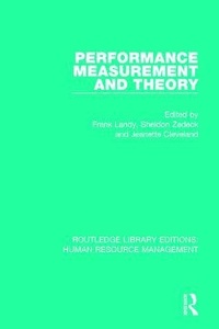 Enlarge image Cover: Performance Measurement and Theory - Routledge