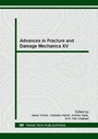 Cover: Advances in Fracture and Damage Mechanics XV - Trans Tech Publications Ltd