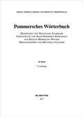Cover: Pommersches W&ouml;rterbuch. Band II, 9. Lieferung - De Gruyter