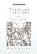 Cover: Medieval Exegesis - William B Eerdmans Publishing Co