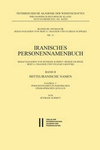 Abbildung von: Iranisches Personennamenbuch Band II/Faszikel 5: Mitteliranische Namen - Verlag der österreichischen Akademie der Wissenschaften