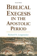Cover: Biblical Exegesis: the Apostolic Period - William B Eerdmans Publishing Co