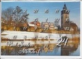 Cover: Adventkalender- Doppelkarte B6 " St.Crucis-Kirche im Winter ", mit Umschlag, - Fr&uuml;hauf, Buchhandlung, Inh. Wolfgang Fr&uuml;hauf e.K.