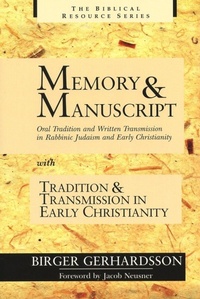 Enlarge image Cover: Memory and Manuscript - William B Eerdmans Publishing Co