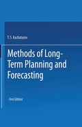 Cover: Methods of Long-Term Planning and Forecasting - Palgrave Macmillan