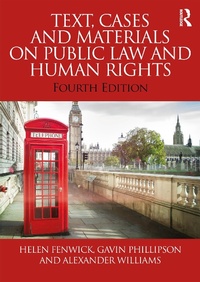 Abbildung von: Text, Cases and Materials on Public Law and Human Rights - Routledge