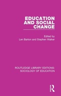 Cover: Education and Social Change - Routledge