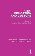 Cover: Risk, Education and Culture - Routledge