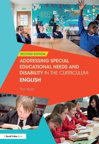 Enlarge image Cover: Addressing Special Educational Needs and Disability in the Curriculum: English - Routledge