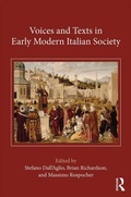 Cover: Voices and Texts in Early Modern Italian Society - Routledge