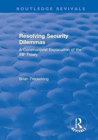 Enlarge image Cover: Resolving Security Dilemmas - Routledge