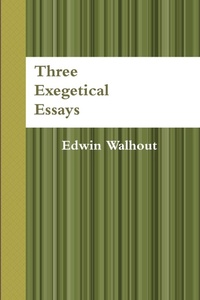 Enlarge image Cover: Three Exegetical Essays - Lulu.com