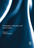 Cover: Privatisation, Education and Social Justice - Routledge