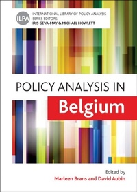 Enlarge image Cover: Policy Analysis in Belgium - Policy Press