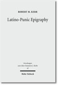 Cover: Latino-Punic Epigraphy - Mohr Siebeck