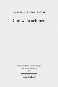 Abbildung von: Gott wahrnehmen - Mohr Siebeck