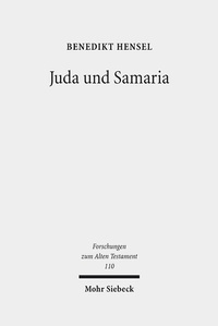 Abbildung von: Juda und Samaria - Mohr Siebeck