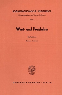 Abbildung von: Sozialökonomische Studientexte. - fibre