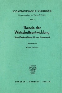 Abbildung von: Sozialökonomische Studientexte. - Duncker & Humblot