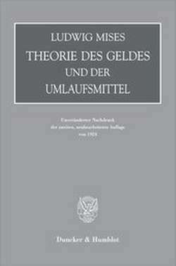 Abbildung von: Theorie des Geldes und der Umlaufsmittel. - Duncker & Humblot